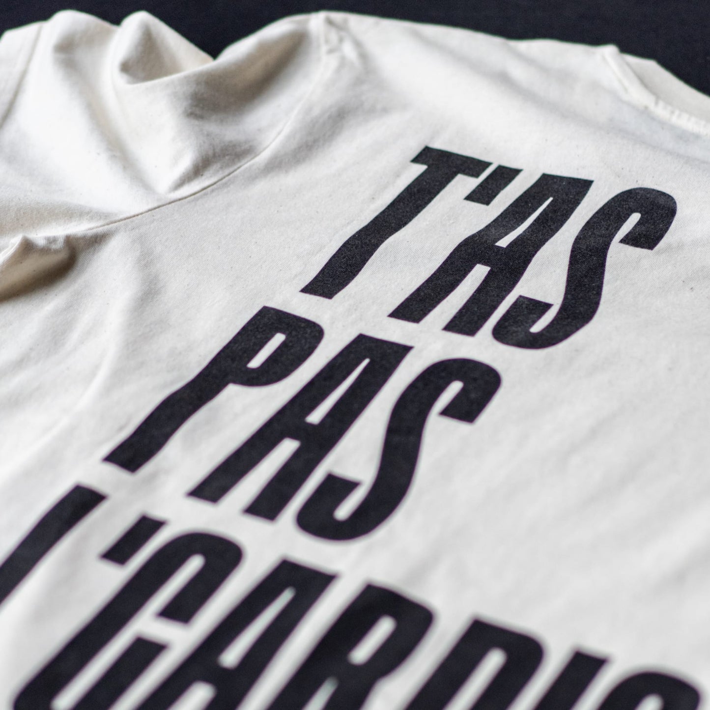 T-shirt "T'as pas l'cardio"