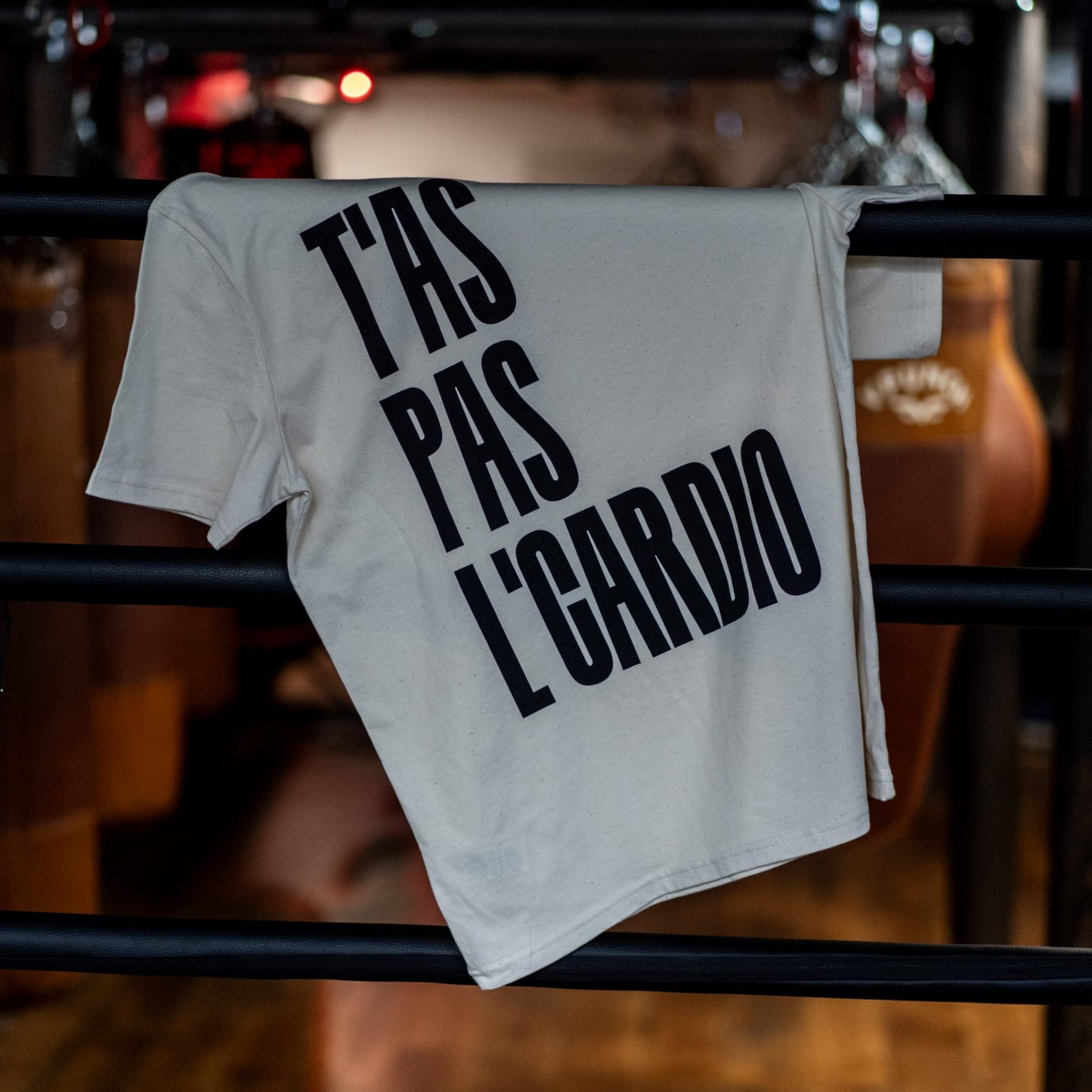 T-shirt "T'as pas l'cardio"