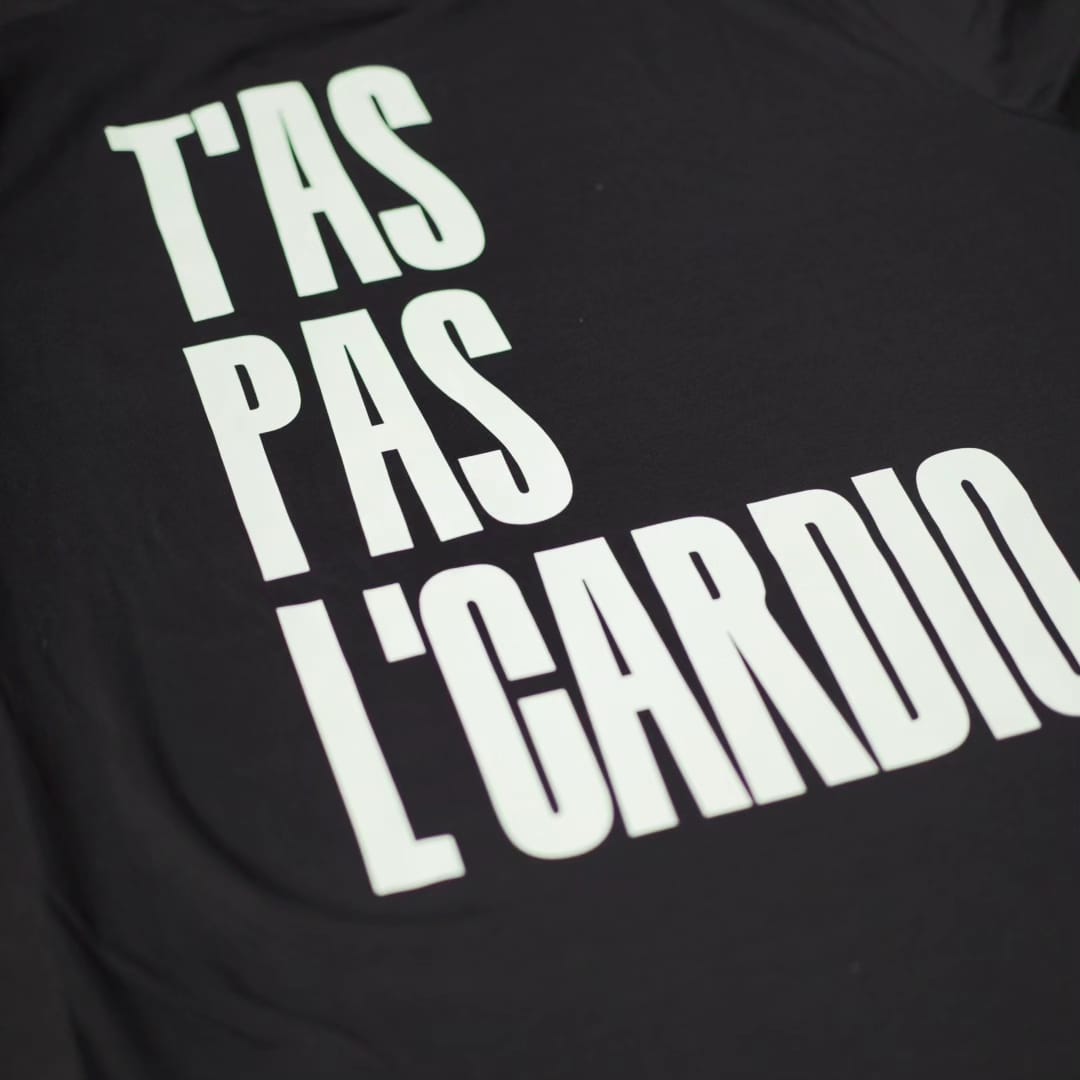 T-shirt "T'as pas l'cardio"